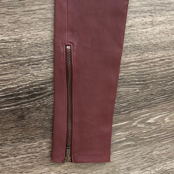 Current/Elliott Stiletto Stretch Leather Pants size 24 - Picture 6 of 8